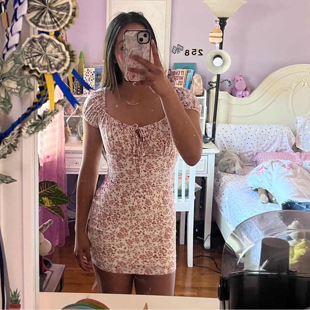 windsor dress xs floral pink